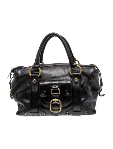 Leather Top Handle Bag Vintage