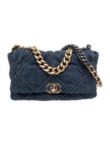 Chanel Medium Denim 19 Flap Bag