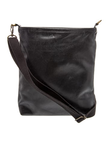 Valentino Leather Messenger Bag