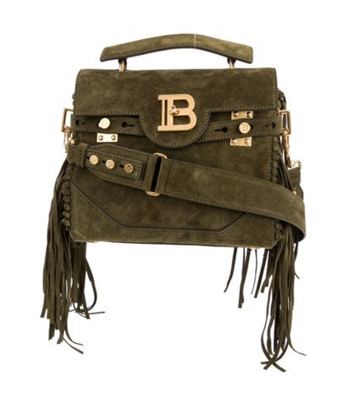 Balmain Suede Backpack