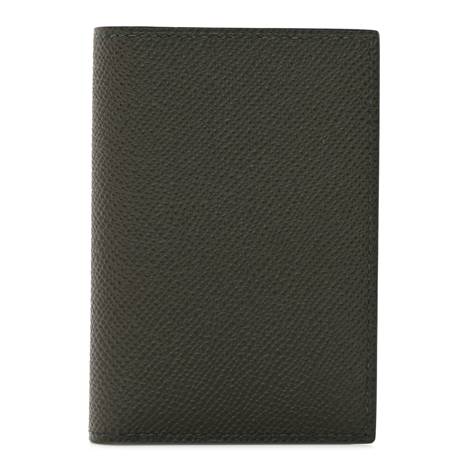 Hermes Epsom Verso MC2 Euclide Card Holder Case Vert De Gris Ebene