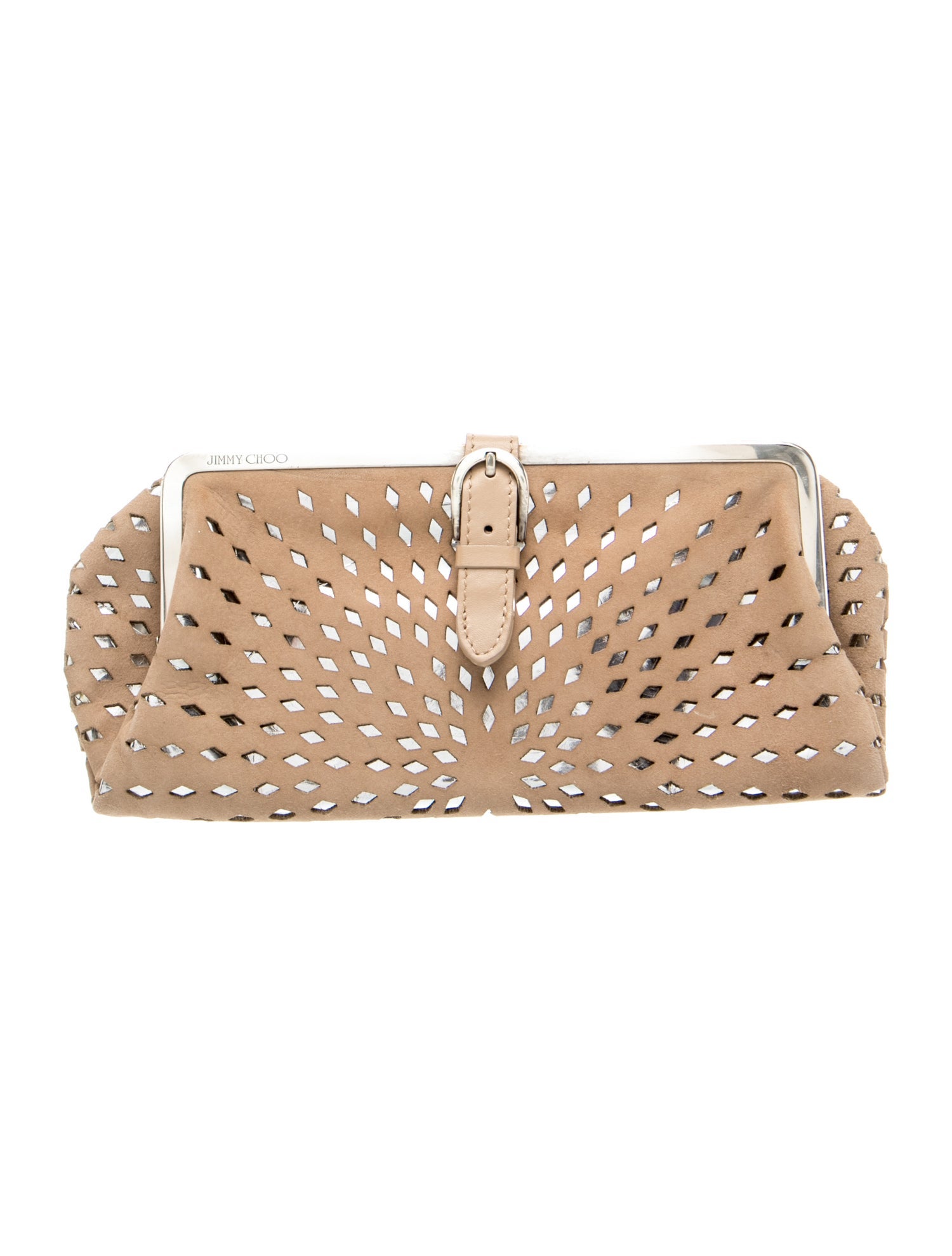 Jimmy Choo Suede Clutch
