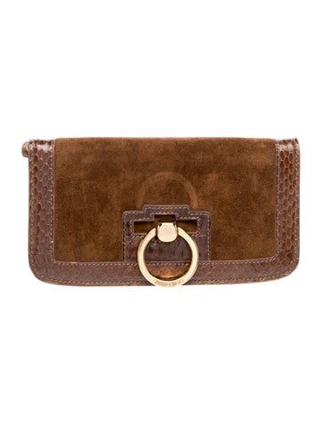 Jimmy Choo Suede Clutch