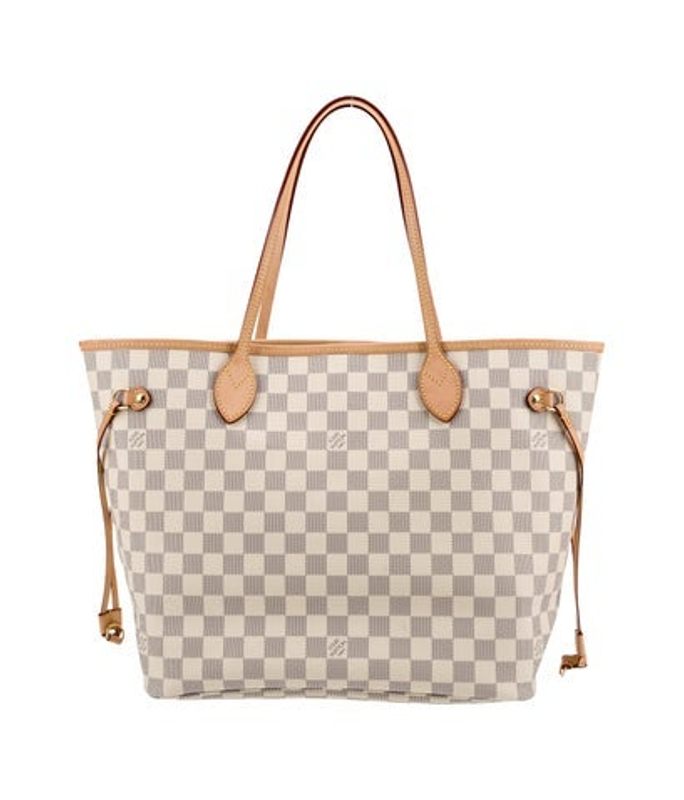 Louis Vuitton Vuitton Damier Azur Neverfull W Pouch Mm