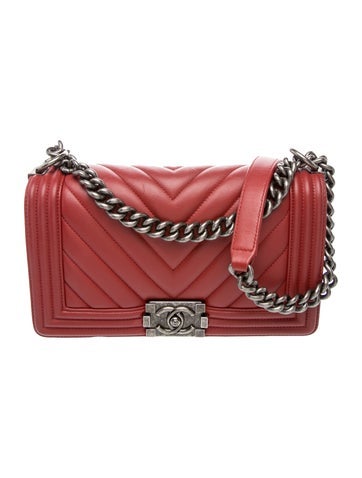 Chanel Chevron Medium Boy Bag