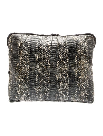 3.1 Phillip Lim Snakeskin Clutch