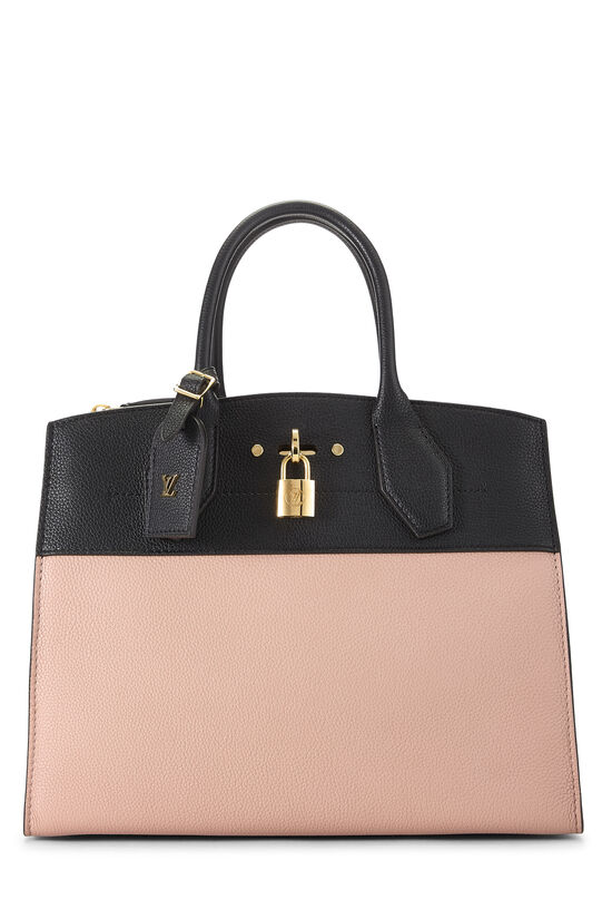 Louis Vuitton Pink Two-Tone Calfskin City Steamer MM