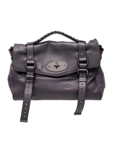 Leather Top Handle Bag