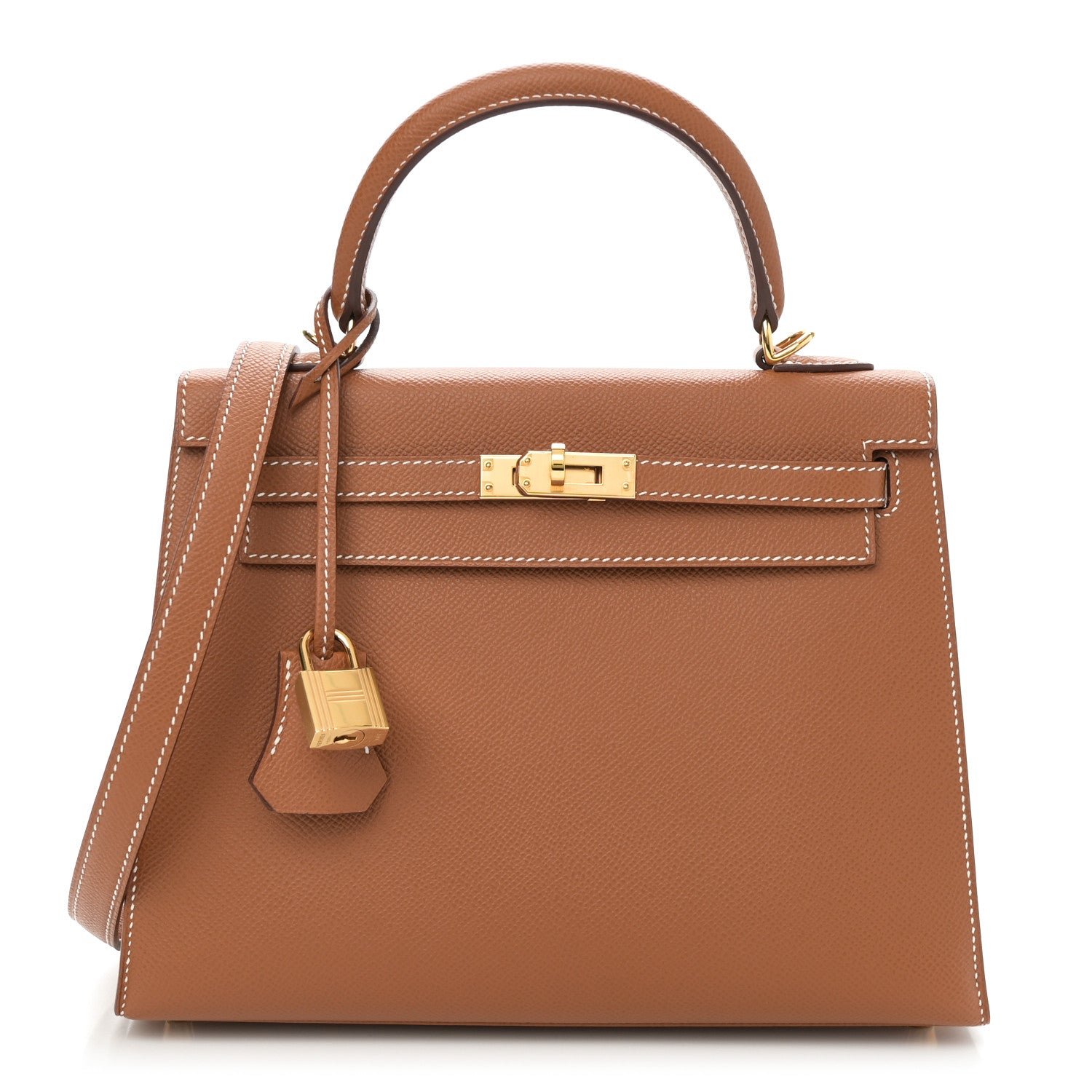 Hermes Epsom Kelly Sellier 25 Gold