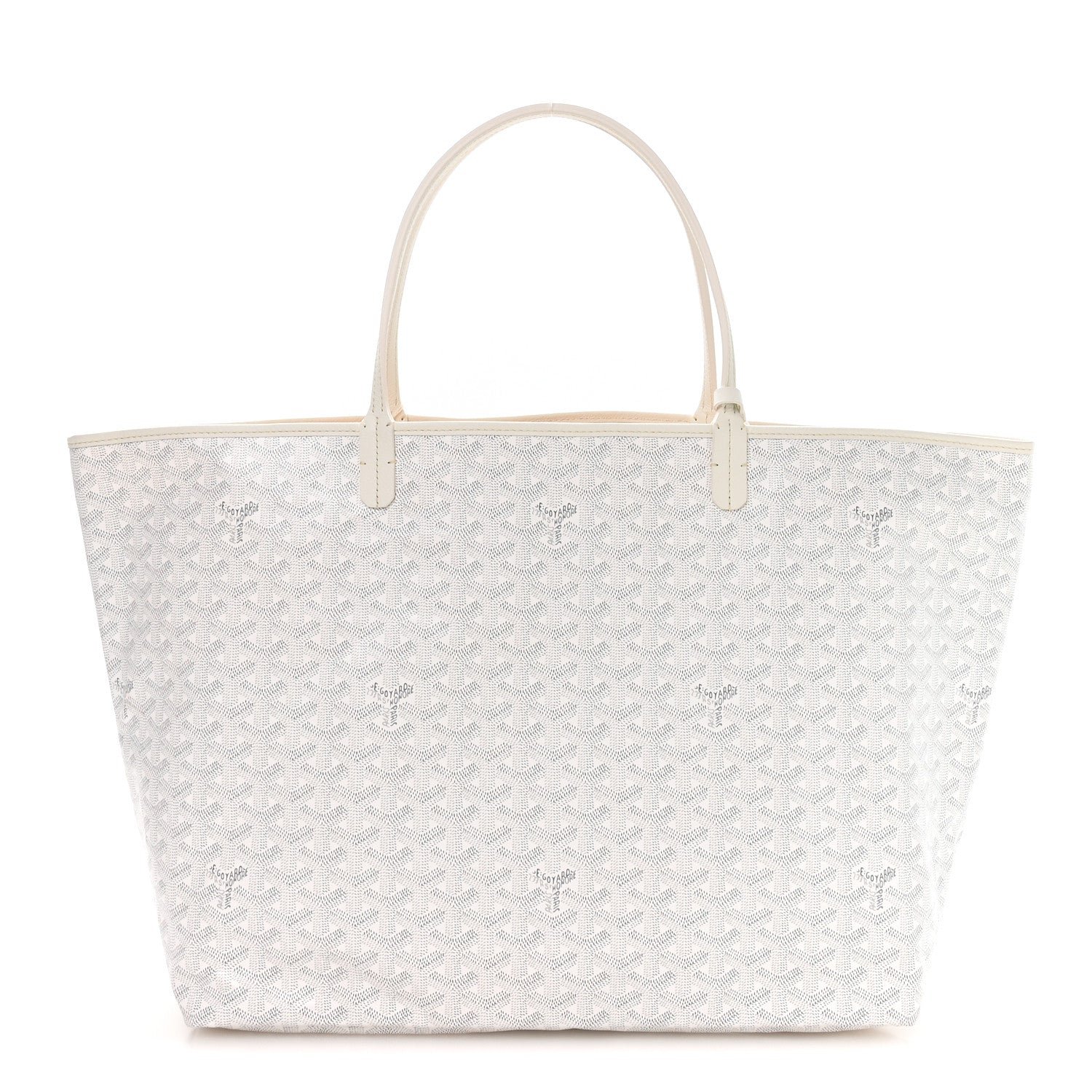 Goyard Goyardine Saint Louis GM White