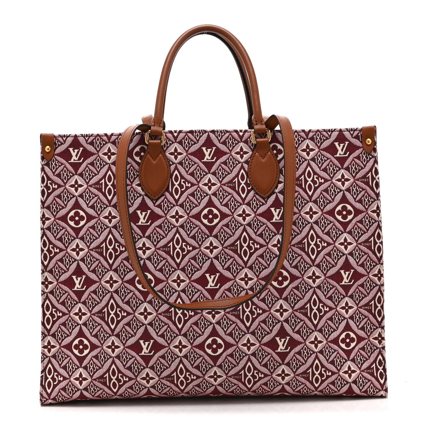 Louis Vuitton Jacquard Since 1854 Onthego GM Bourdeaux