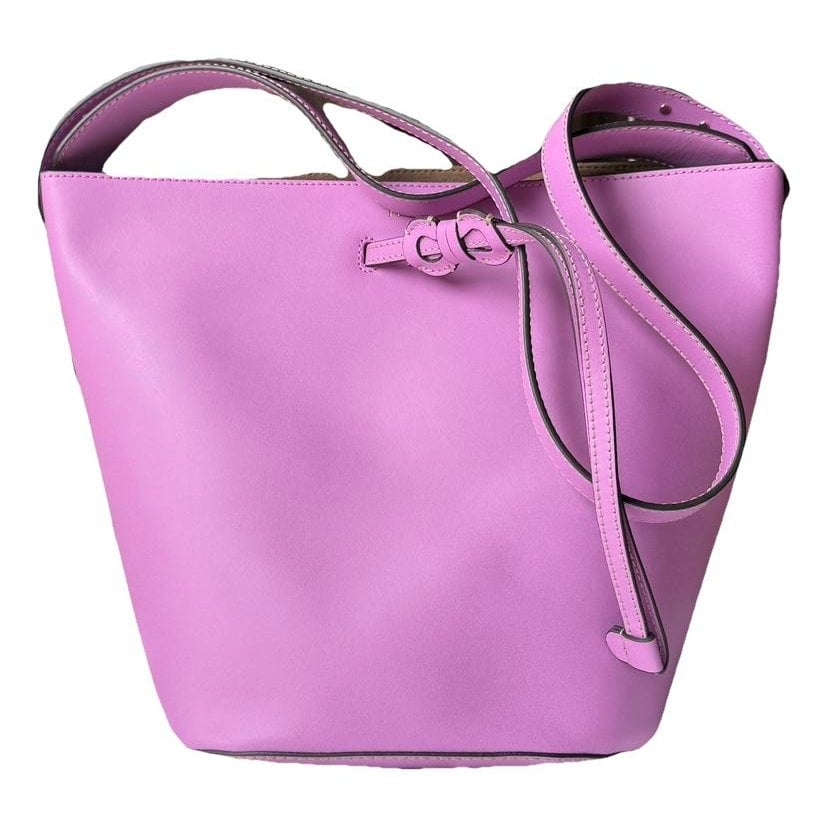 Leather tote