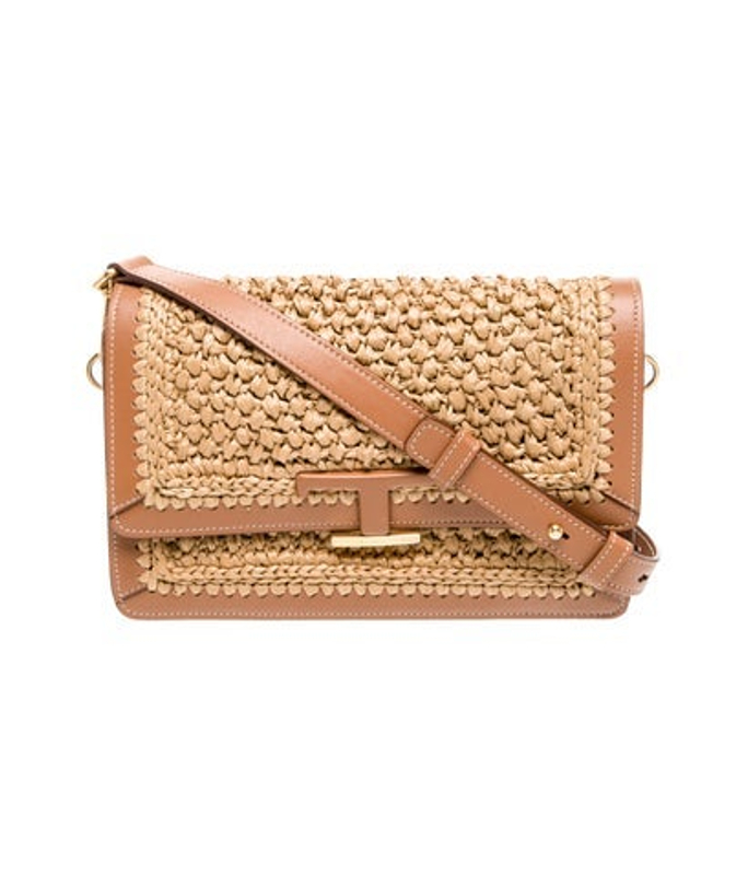 Tod's S Raffia Messenger Bag