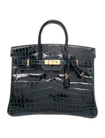 Hermes 2023 Shiny Niloticus Crocodile Birkin 25