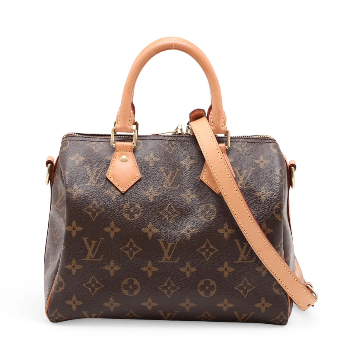 Louis Vuitton Monogram Speedy Bandoulière 25 M41113 Brown There was an RFID resp