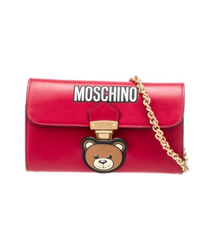 Moschino Leather Clutch