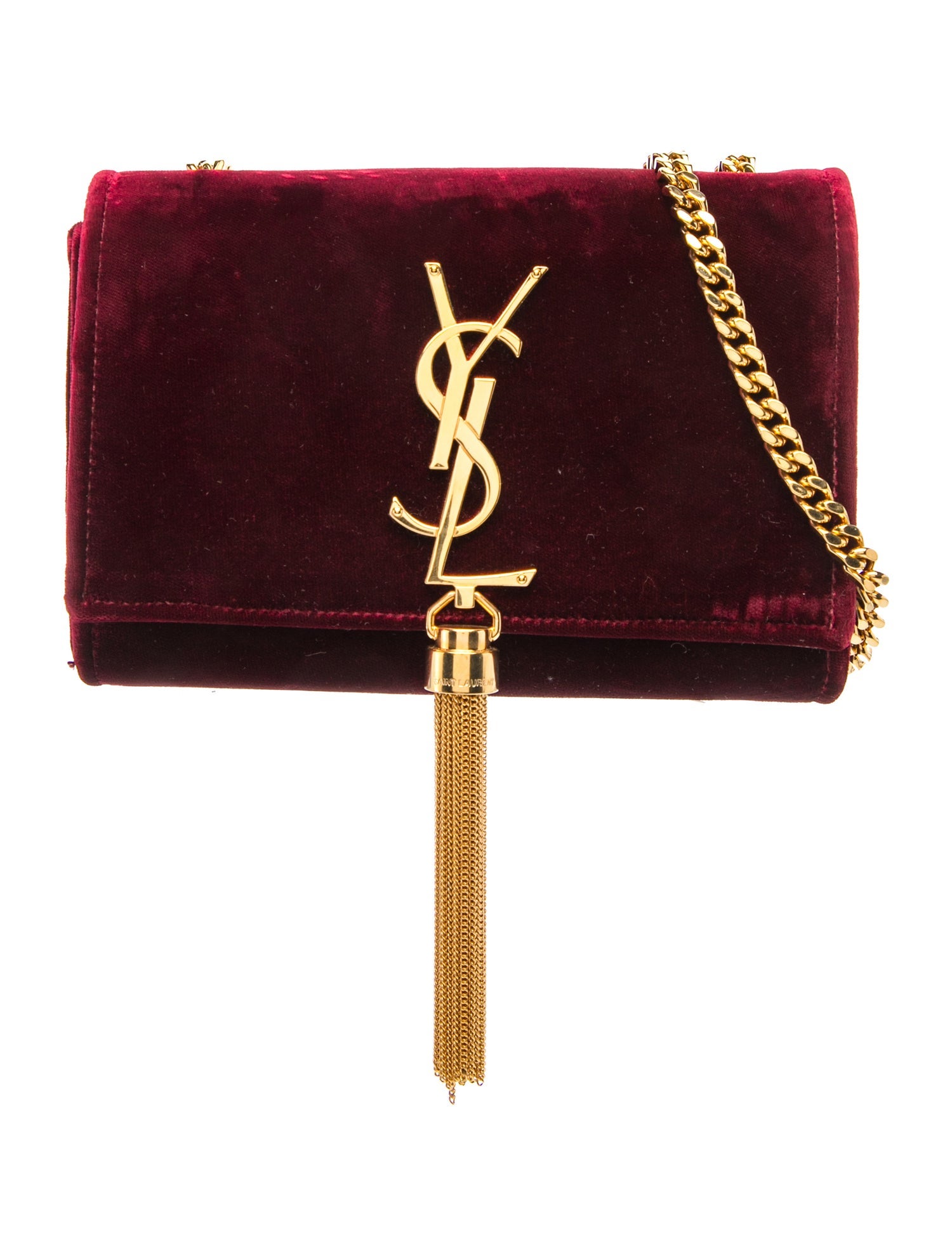 Saint Laurent Velvet Kate Small