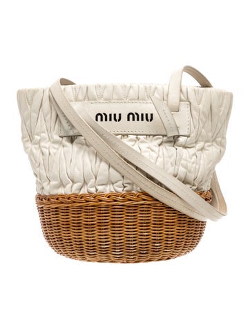 Miu Miu Leather Shoulder Bag