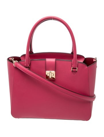 Leather Top Handle Bag