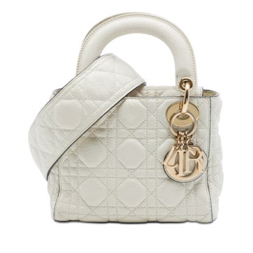 Mini Lambskin Cannage Lady Dior