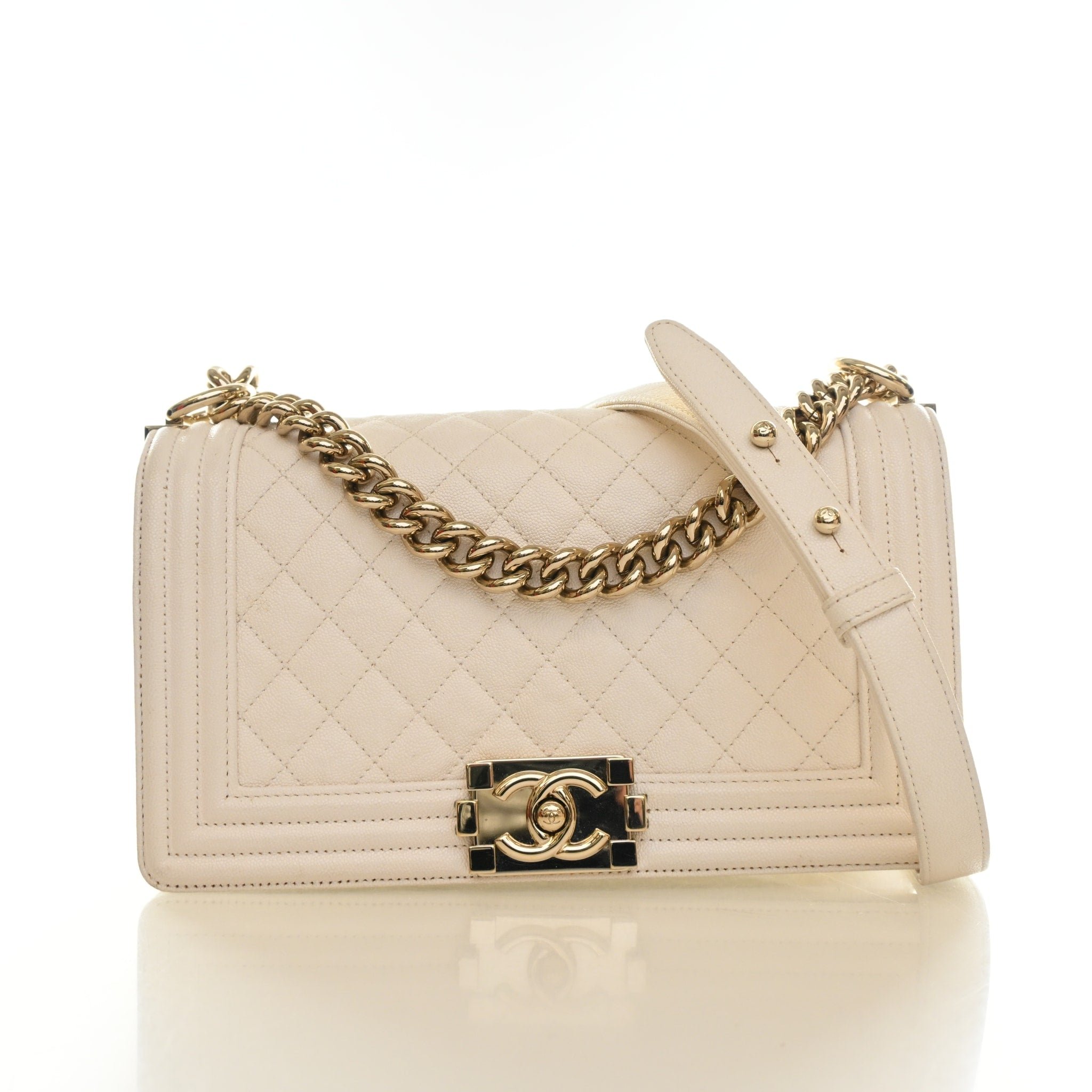 Chanel Medium Caviar Boy Bag