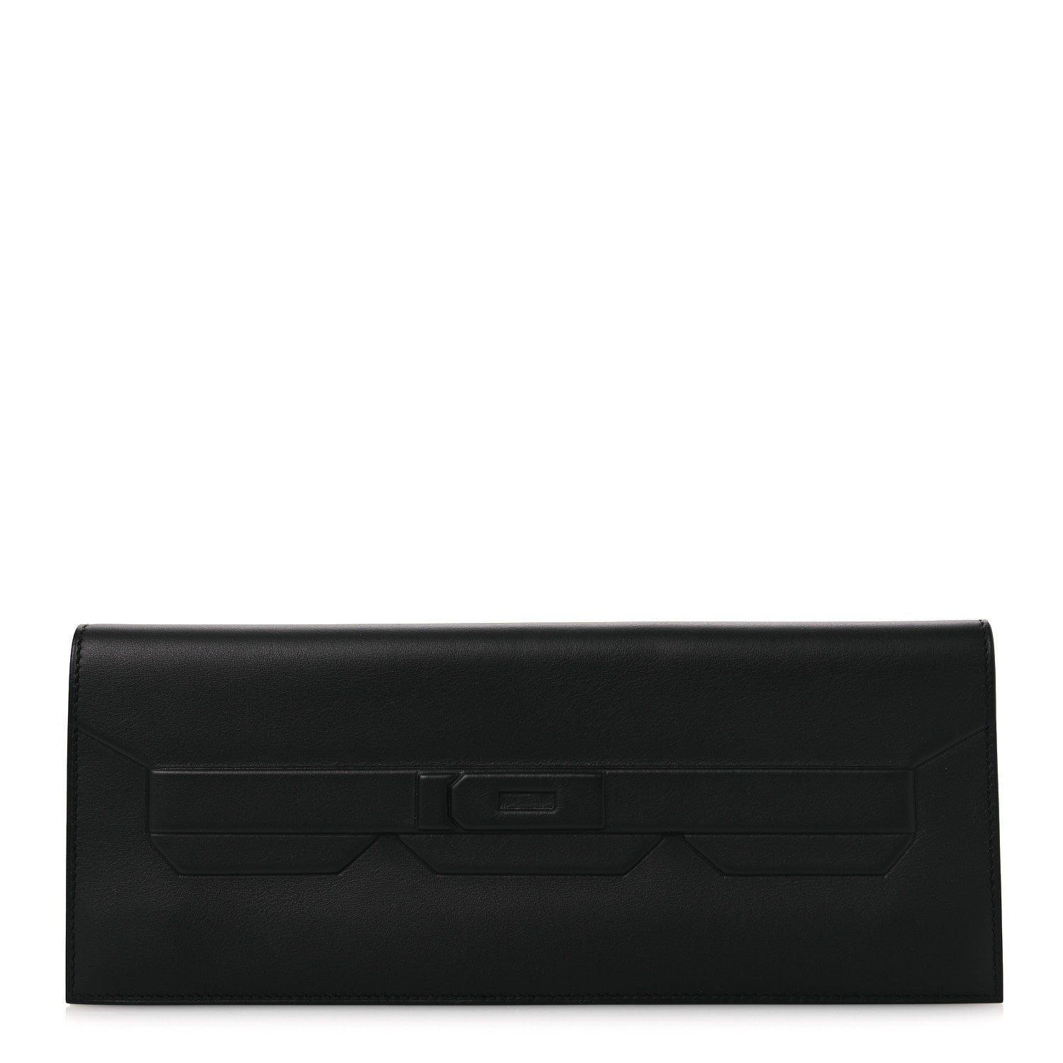 Hermes Swift Shadow Clutch 29 Black