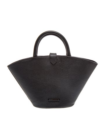 Leather Top Handle Bag