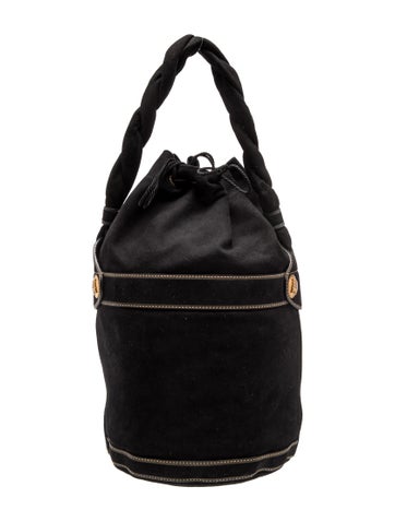 Suede Bucket Bag