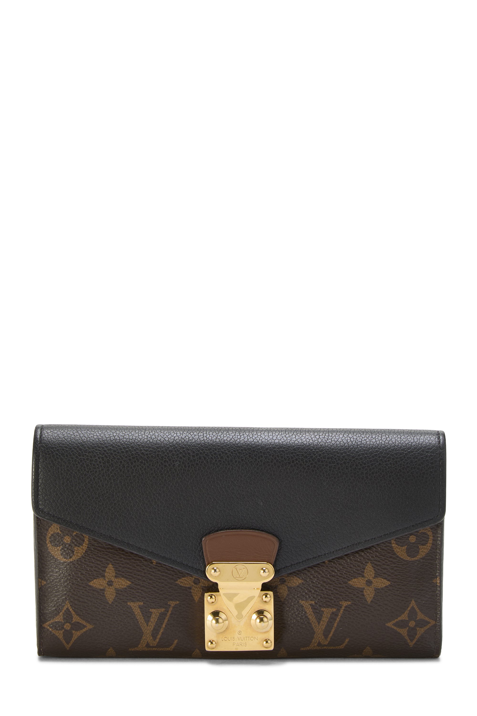 Black Monogram Canvas Pallas Wallet 