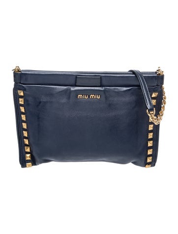 Miu Miu Leather Clutch