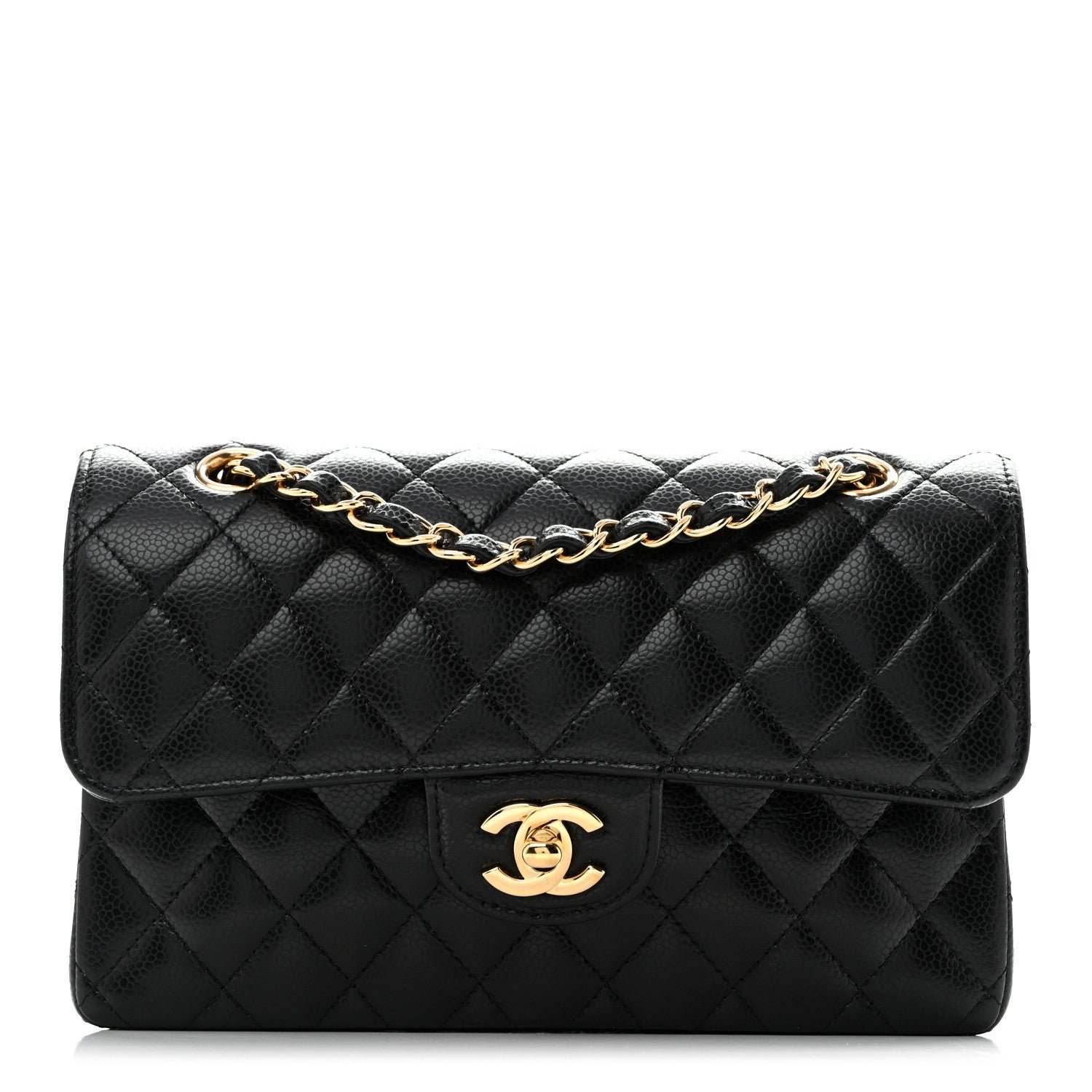 Chanel Caviar Quilted Small Double Flap Black