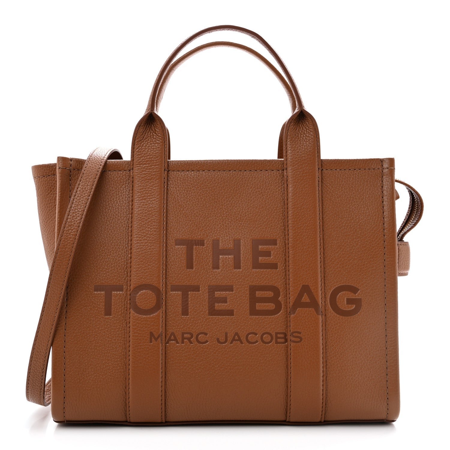 Marc Jacobs Grained Calfskin Medium The Tote Bag Argan Oil