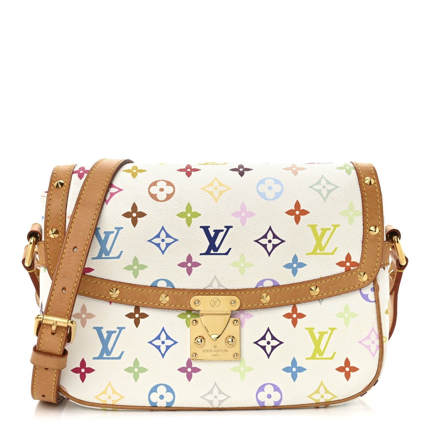 Louis Vuitton Monogram Multicolor Sologne White