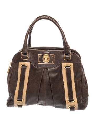 Leather Top Handle Bag