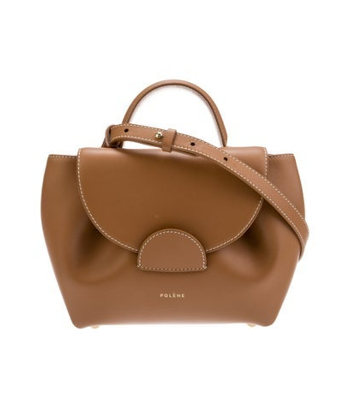 Polene Leather Crossbody Bag