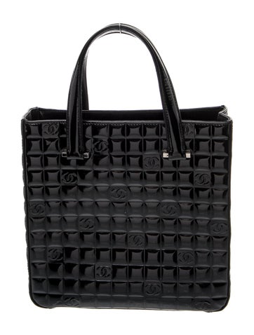 Patent Chocolate Bar Tote