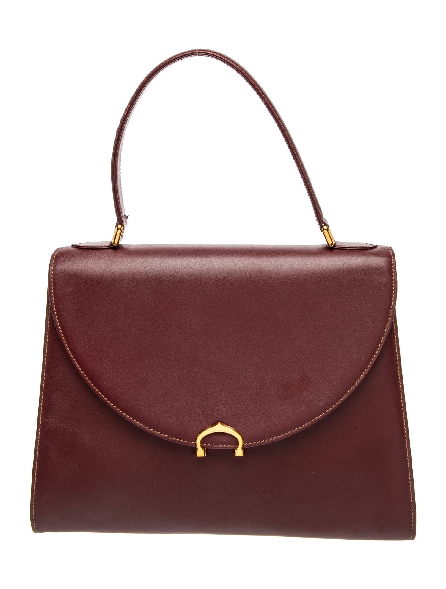 Leather Top Handle Bag Vintage