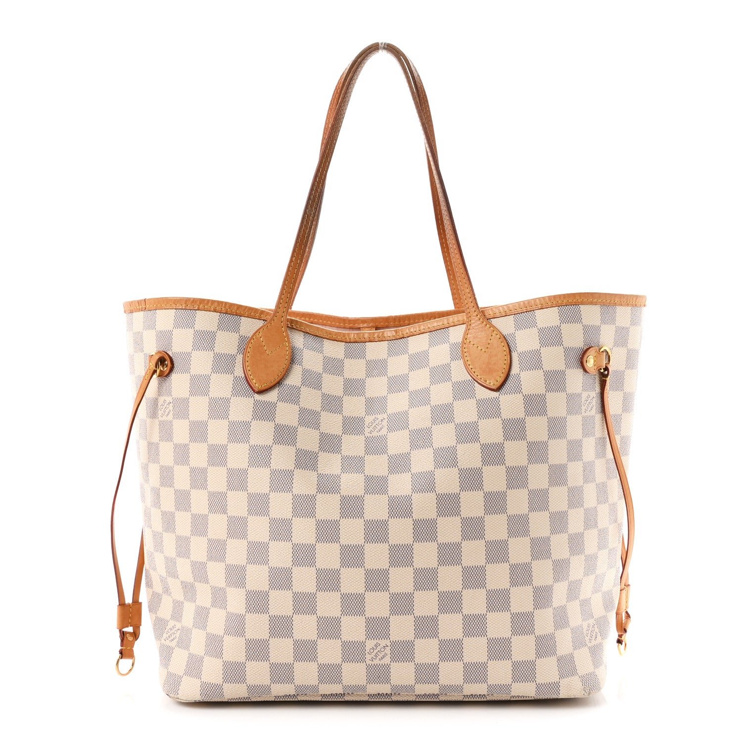 Louis Vuitton Damier Azur Neo Neverfull MM Rose Ballerine