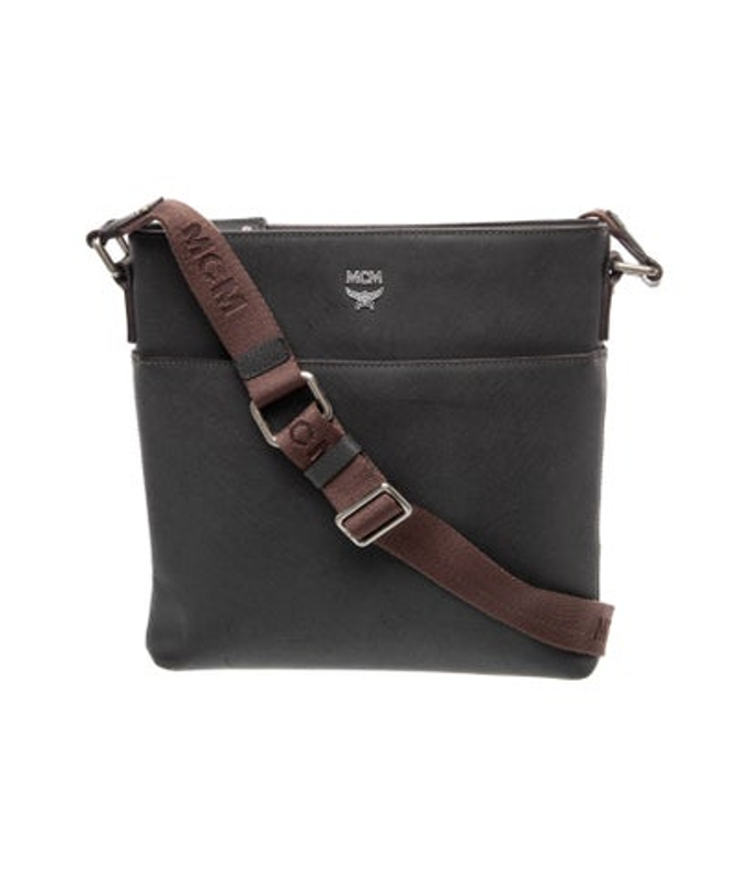 MCM Leather Messenger Bag