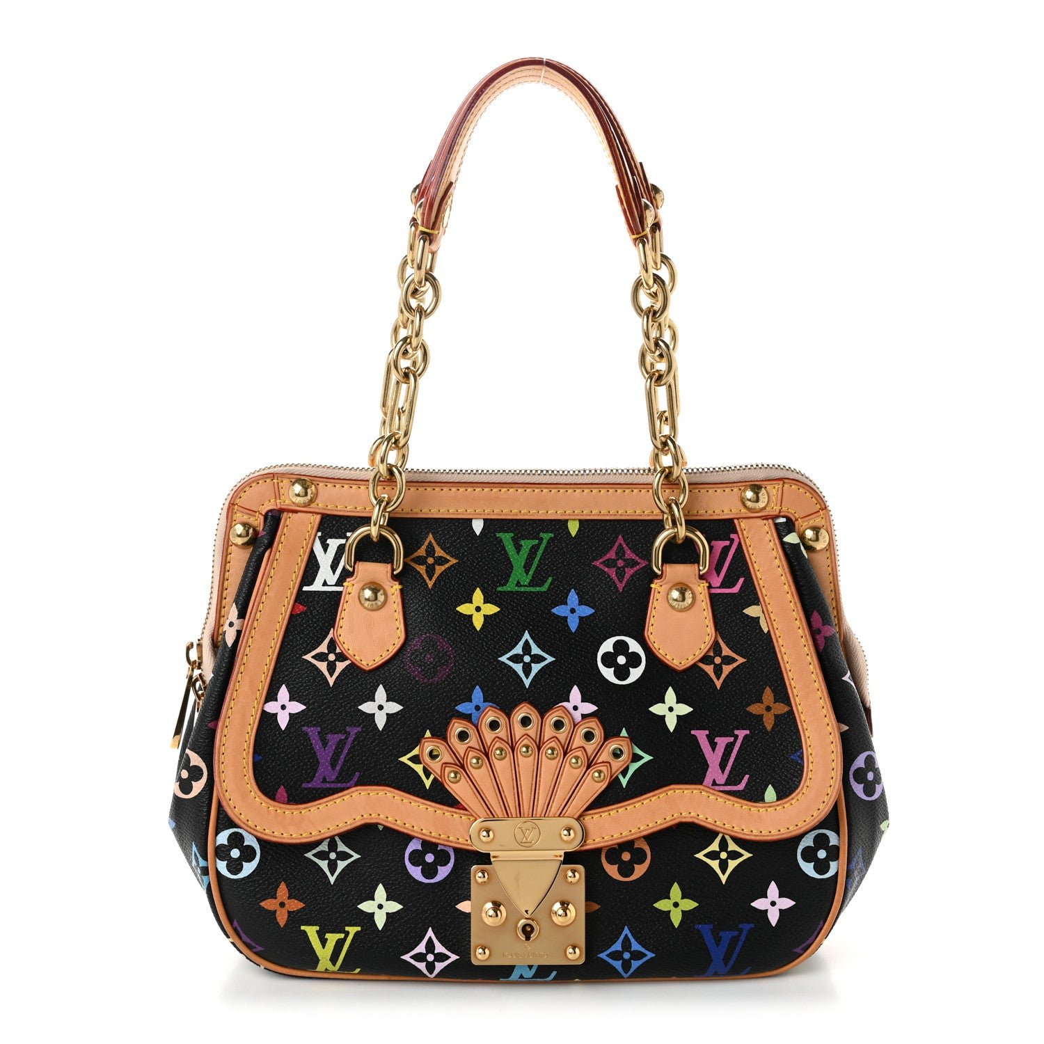 Louis Vuitton Monogram Multicolor Gracie MM Black