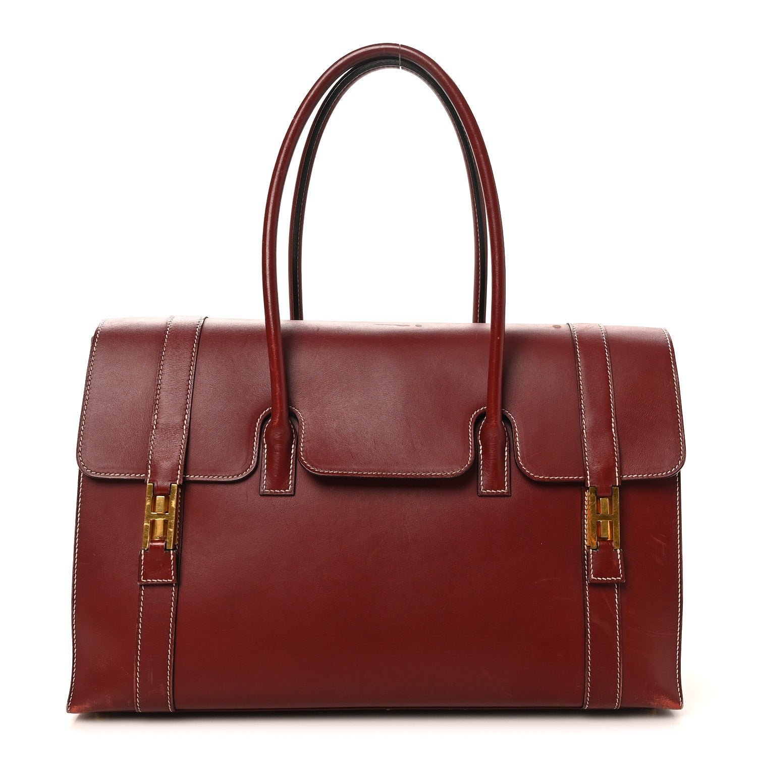 Hermes Hermes Chamonix Drag 37 Rouge H