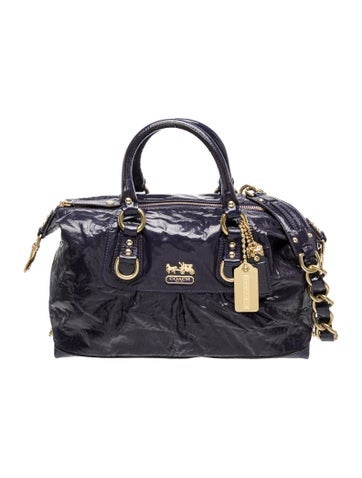 Patent Leather Top Handle Bag