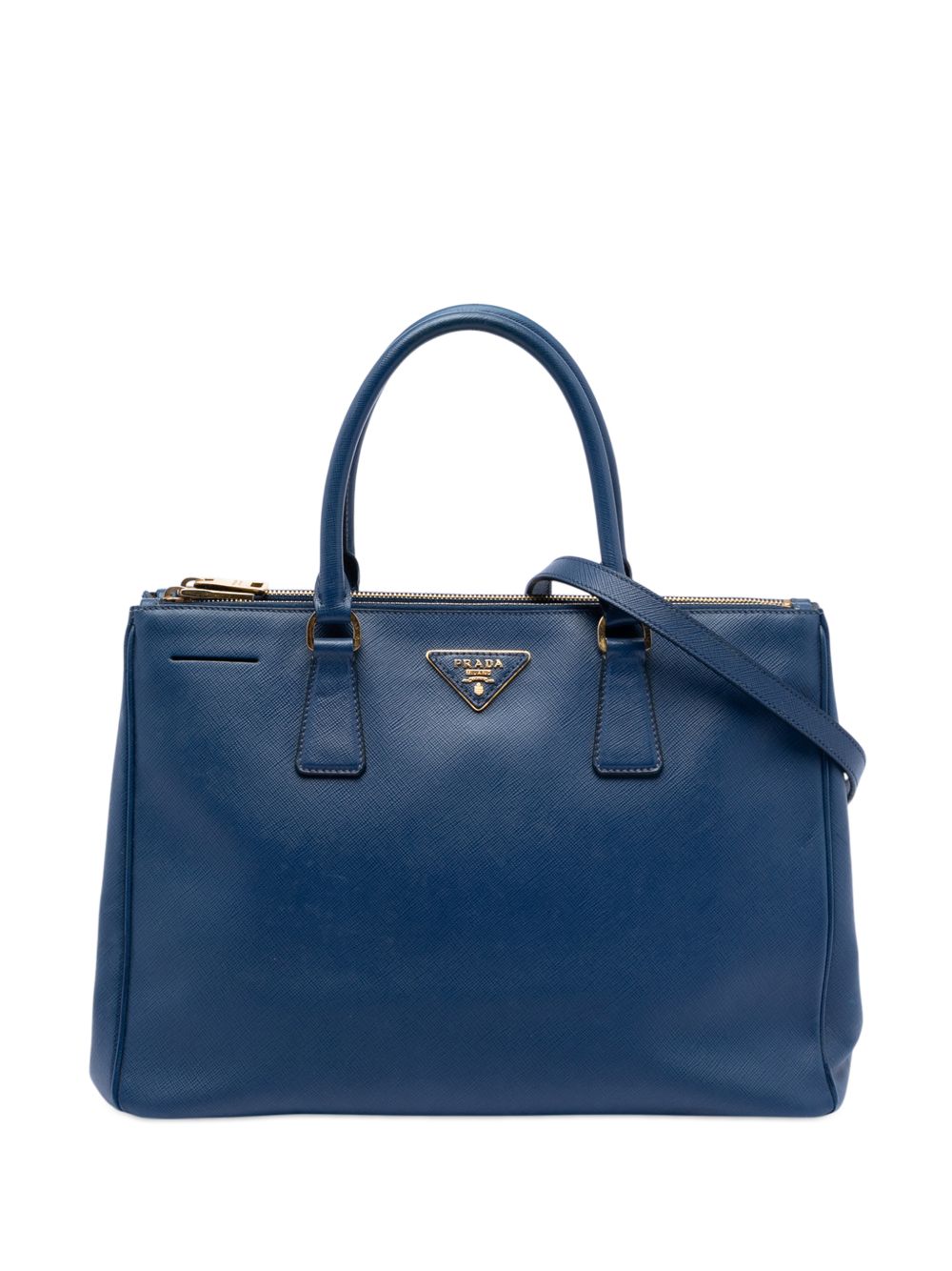 2010-2026 Medium Saffiano Lux Galleria Double Zip satchel