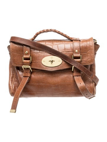 Mulberry Leather Alexa bag in Oak Medium