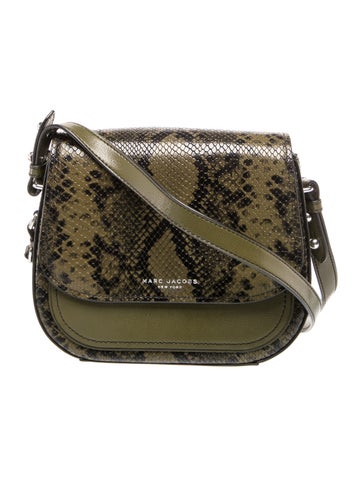 Embossed Leather Crossbody Bag