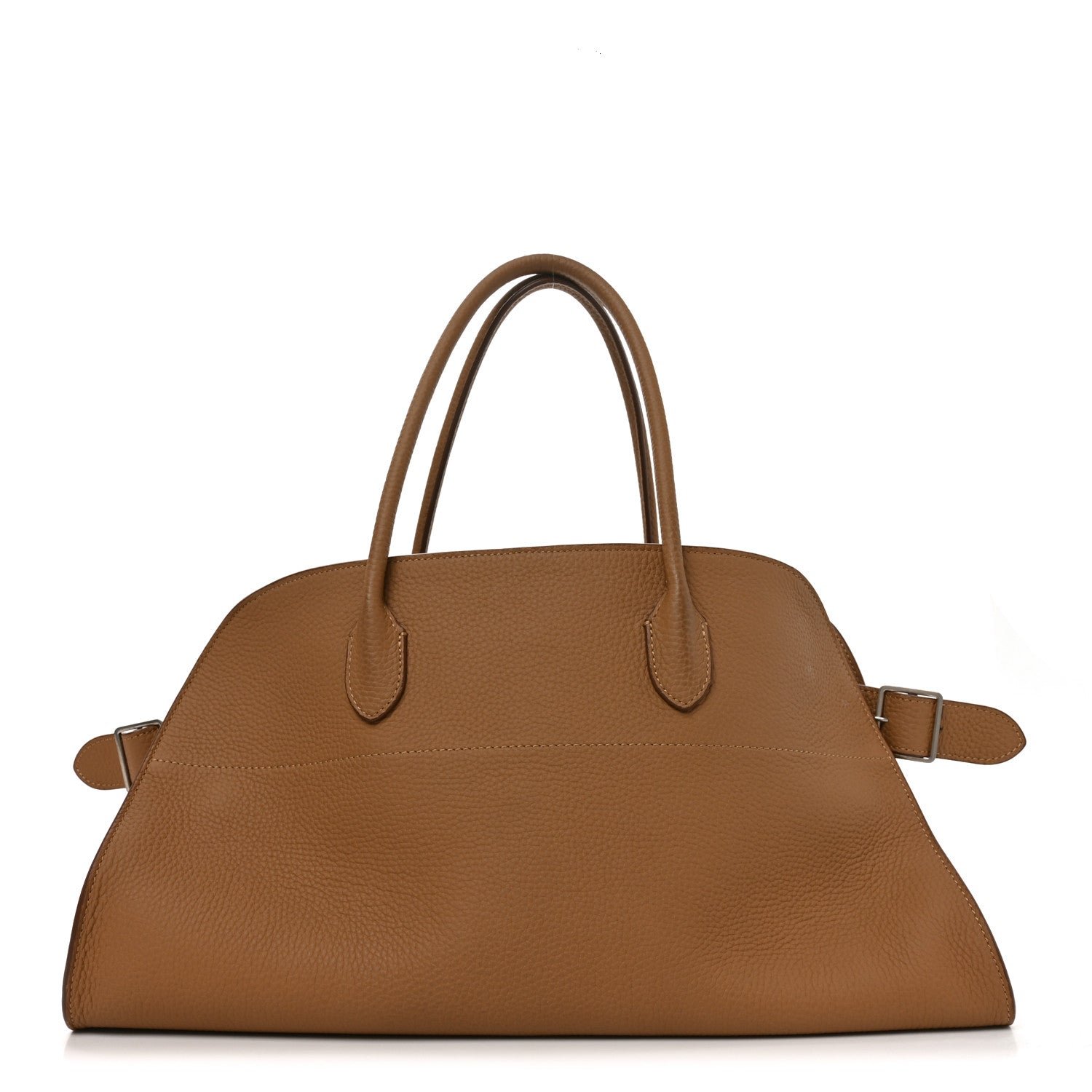 The Row Matte Grained Calfskin EW Margaux Rubber