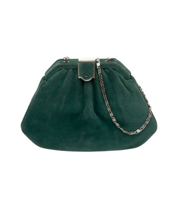 Judith Leiber Leiber Suede Evening Bag