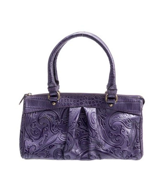 Etro Leather Top Handle Bag