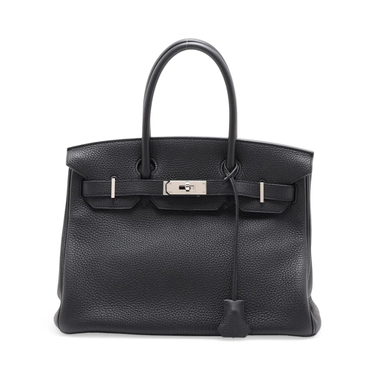 Hermès Birkin 30 Le Tournay Togo Black Silver Metal Fittings
