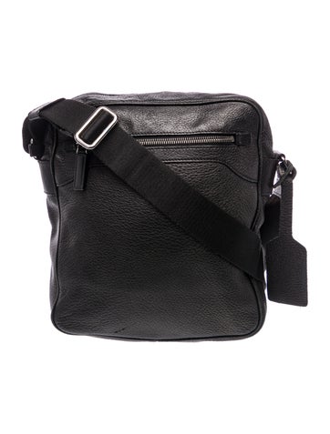 Prada Cervo Leather Crossbody Bag